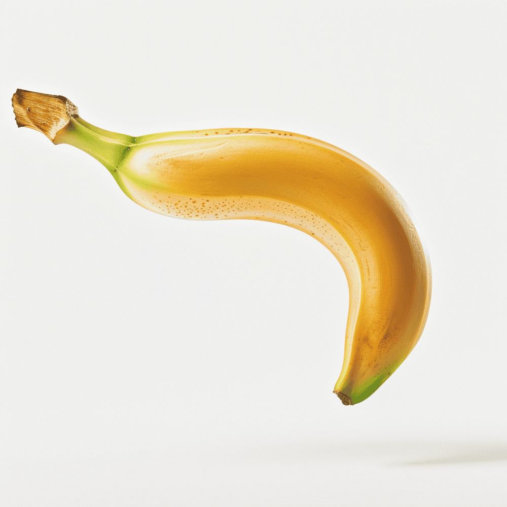 Prompt: Product photography of a banana floating in midair, clean white background ::1 water ::-0.5 --sref https://s.mj.run/lDdLNQhqy8E