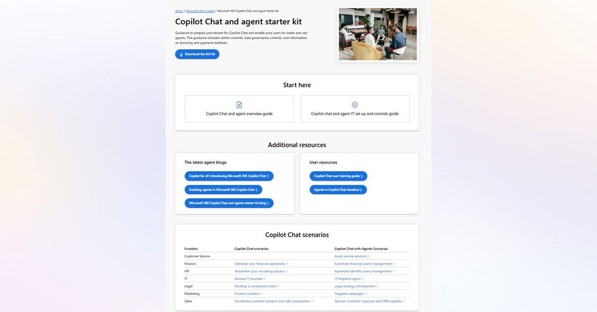 Agentes + Microsoft 365 Copilot Chat: combinación ganadora