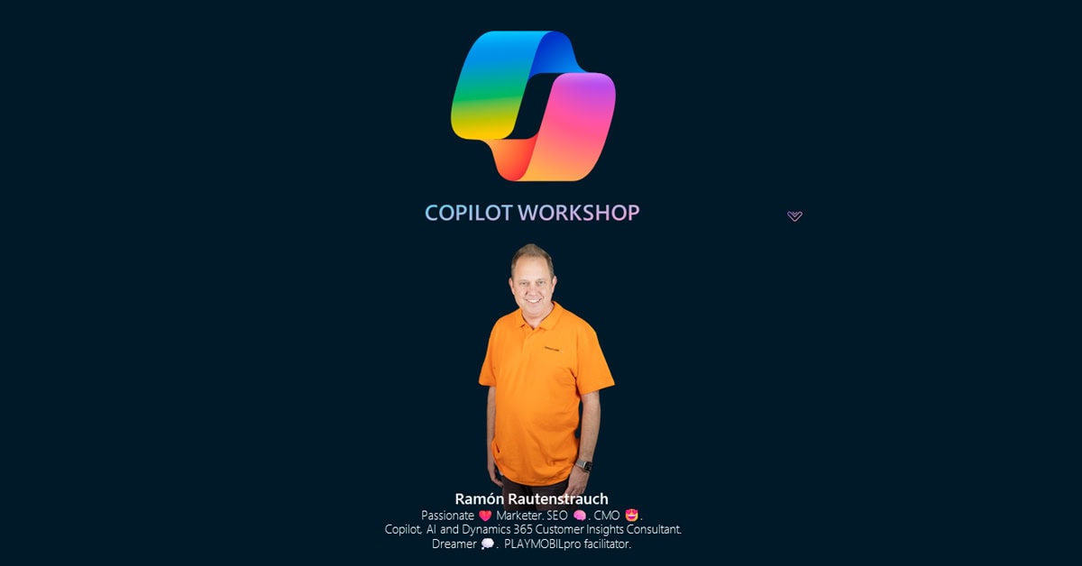 Copilot workshops by Ramón Rautenstrauch