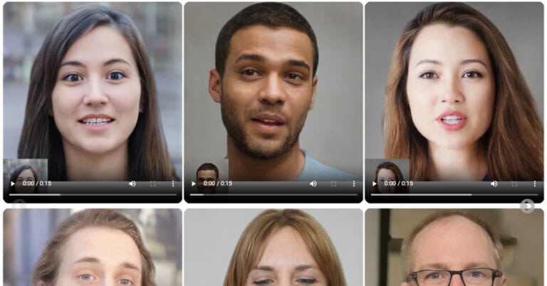 VASA-1: Caras que hablan generadas en tiempo real con voz