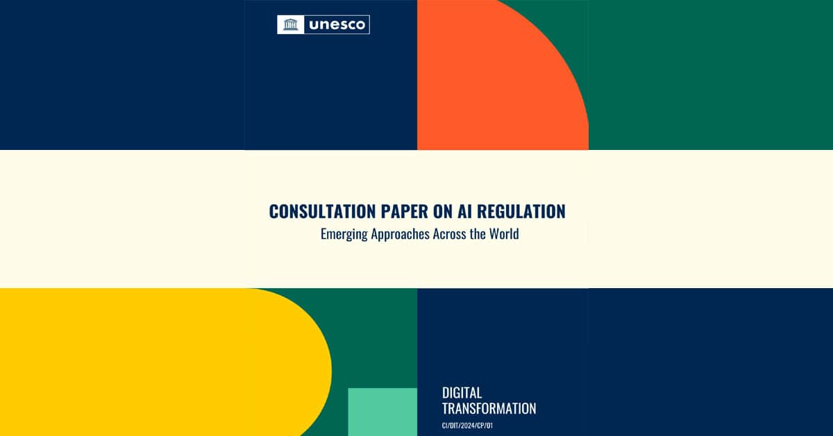 La Unesco publica un paper sobre regulación de la IA