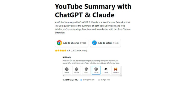 Transcribe vídeos con ChatGPT 4o o Claude