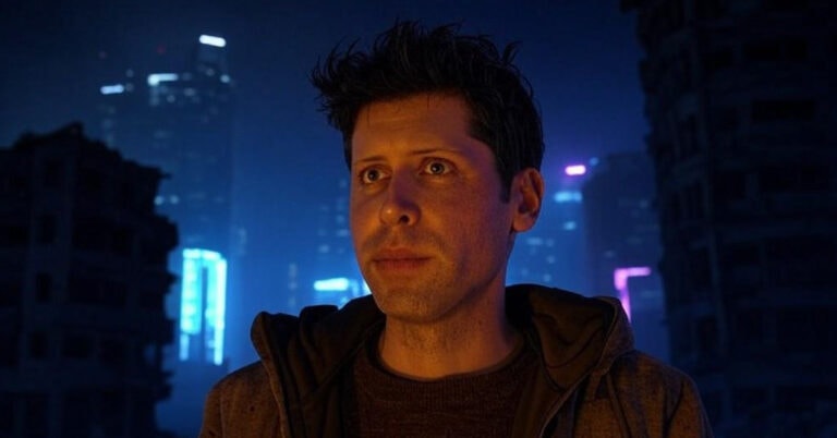 Entrevista a Sam Altman en Bloomberg sobre el 2025 - imagen generada con GROK